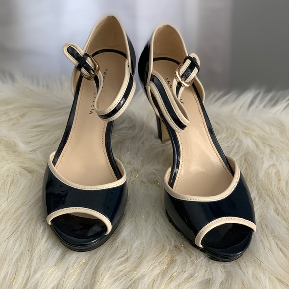 Ann Klein genuine leather platform pumps size 8M - Picture 3 of 8